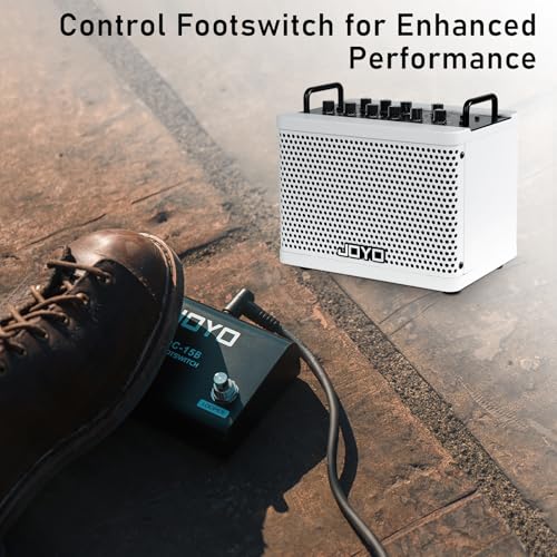 Image of JOYO 15W Portable Bass Amp Combo | 9 Amplifier Models + 6 Modulation FX + Looper & Drum Machine | Rechargeable Battery | Digital Modeling | for Bassist Practice, Solo & Small Gigs (DC-15B)