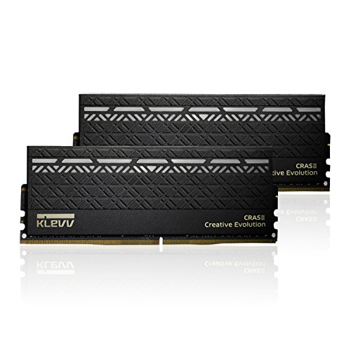 ESSENCORE KLEVV オーバークロックPC用 メモリ DDR4-3000 16GB x 2 国内正規品 CRAS IIWHITE LED 288PIN KM4Z16X2AW-3000-EC