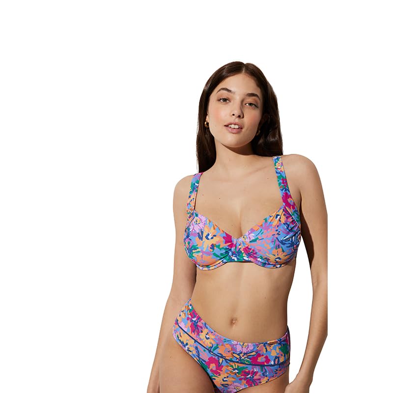 YSABEL MORA Top Bikini aro Reductor con Tirantes fijos y Regulables