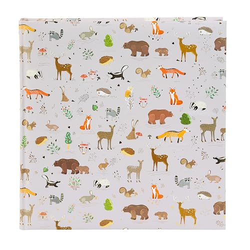 WOODLAND CHARM - Álbum de fotos, 30x30 cm, 60 páginas blancas
