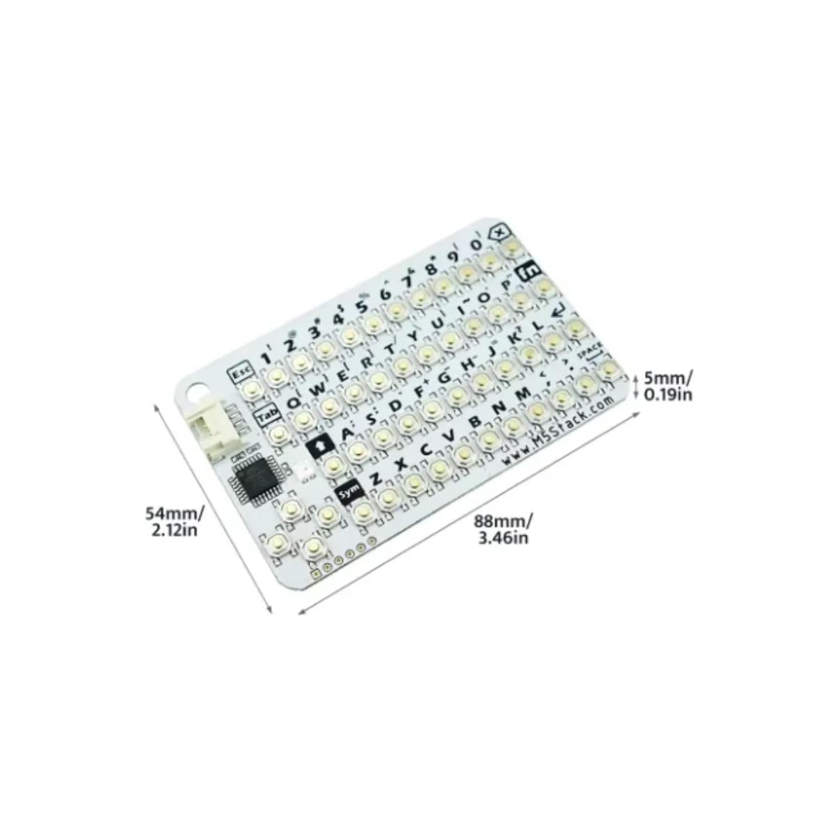 Amazon.com: HTLNUZD M 5Stack CardKB V1.1 Mini 50-Key QWERTY
