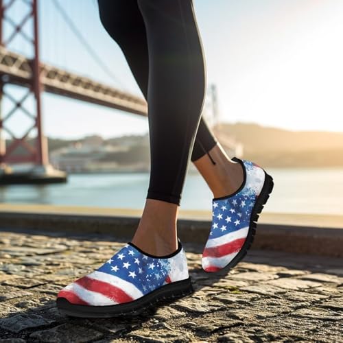 Image of Women's Loafers Slip On Slip Shoe Casual Walking Shoes Non Slip Work Shoes Mesh Athletic Sneakers