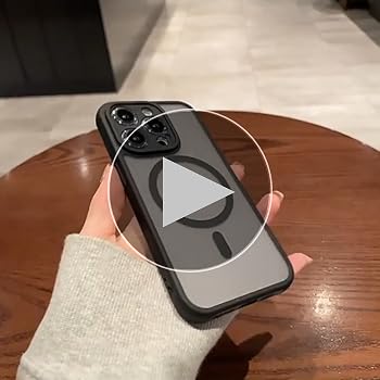 Amazon.co.jp: iPhone12 ケース マット感 半透明 MagSafe対応