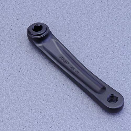BESPORTBLE Crank Arm Alloy Bike Bell Left Crank Diagonal Square Hole Repairing Tools Bicycle Repair Part for Mountain Bike Bicycle (Black)