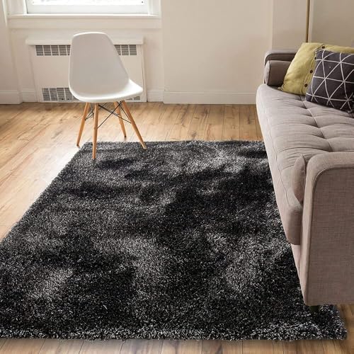Image of F & B RUGS ; SUPERIOR QUALITY PRODUCTS Firoz and Brothers Handwoven Super Soft Indoor Modern Shag Microfibre Silky Fluffy Smooth 2x8 feet Beige A