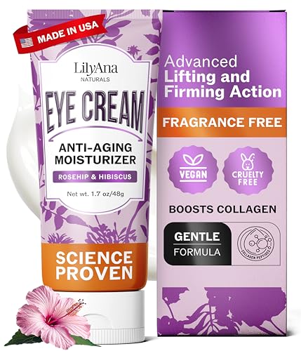 LilyAna Naturals Eye Cream for Dark Circles and Puffiness, Under