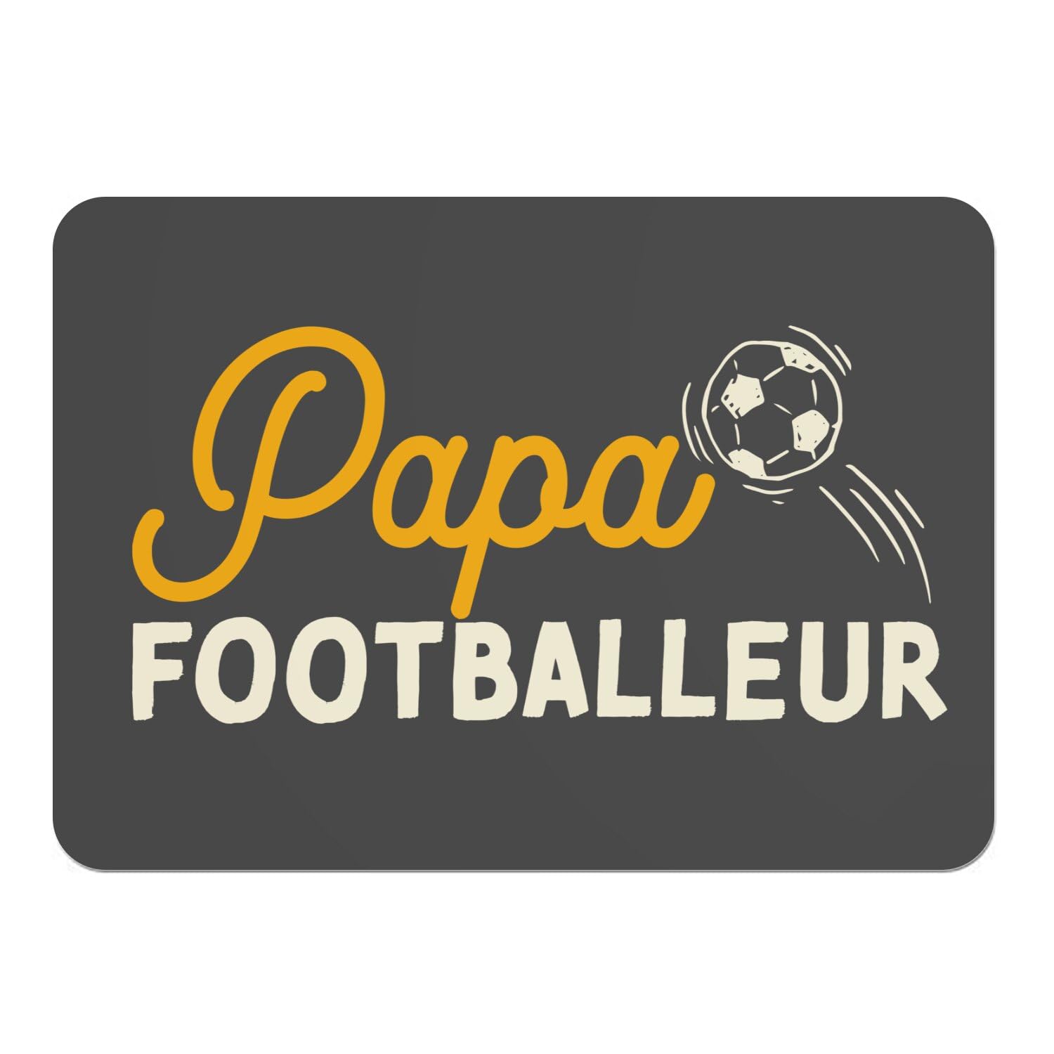 Sets de table football en liège noir : le cadeau idéal grand format pour la Fête des Pères