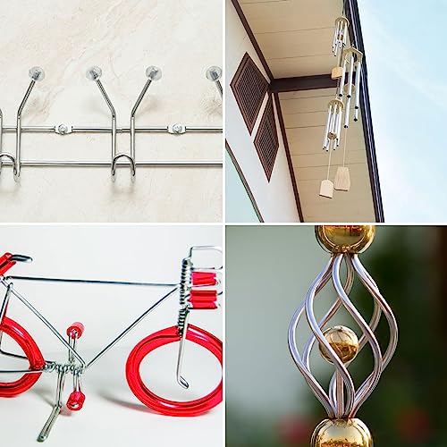 304 Edelstahl Rundstab, iMeistek 2mm x 300mm Edelstahlstäbe, Edelstahl Solide Rundstab für RC Modellautos, RC Modell Boote und andere DIY-Basteleien (5 Stück)