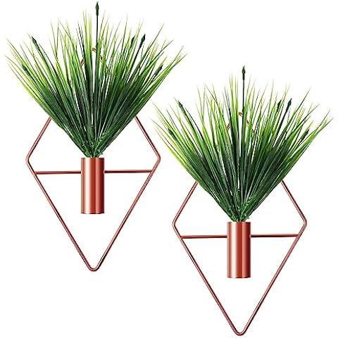 Jexine Hanging Planters with Artificial Plants Cover