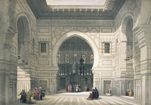 Posters Décoration Intérieur Sultan Hassan par David Roberts - Tableaux Mural sur Toile 60x90