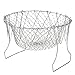 XFLYP Panier À Frire, Panier de Chef en Acier Inoxydable, Panier À Friteuse Ronde avec Poignée pour Frites Pommes de Terre Friteuse Friture Alimentaire Cuisine Outil de Cuisson