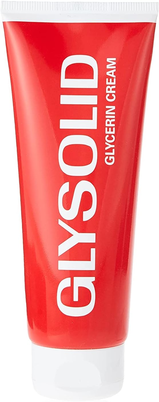 Glysolid - Glycerin Cream Skin Moisturizer For Dry Hands, Feet - 100 ml