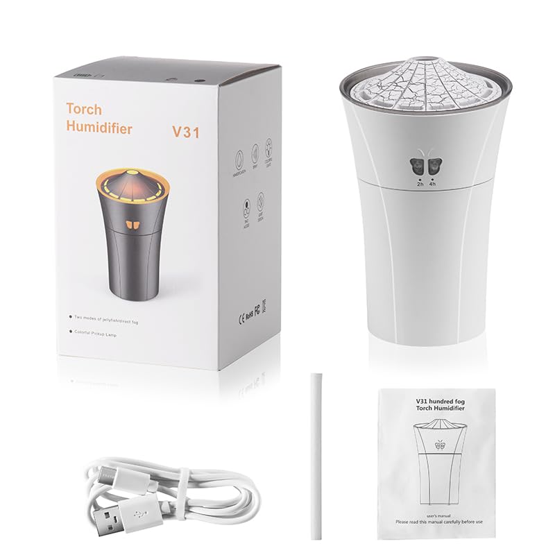 Image of Car Aromatherapy Diffuser 280ml Essential Oil Humidifier with 7-LED Color Lighting USB Portable Freshener Aromatherapy Diffuser for Car Room Office