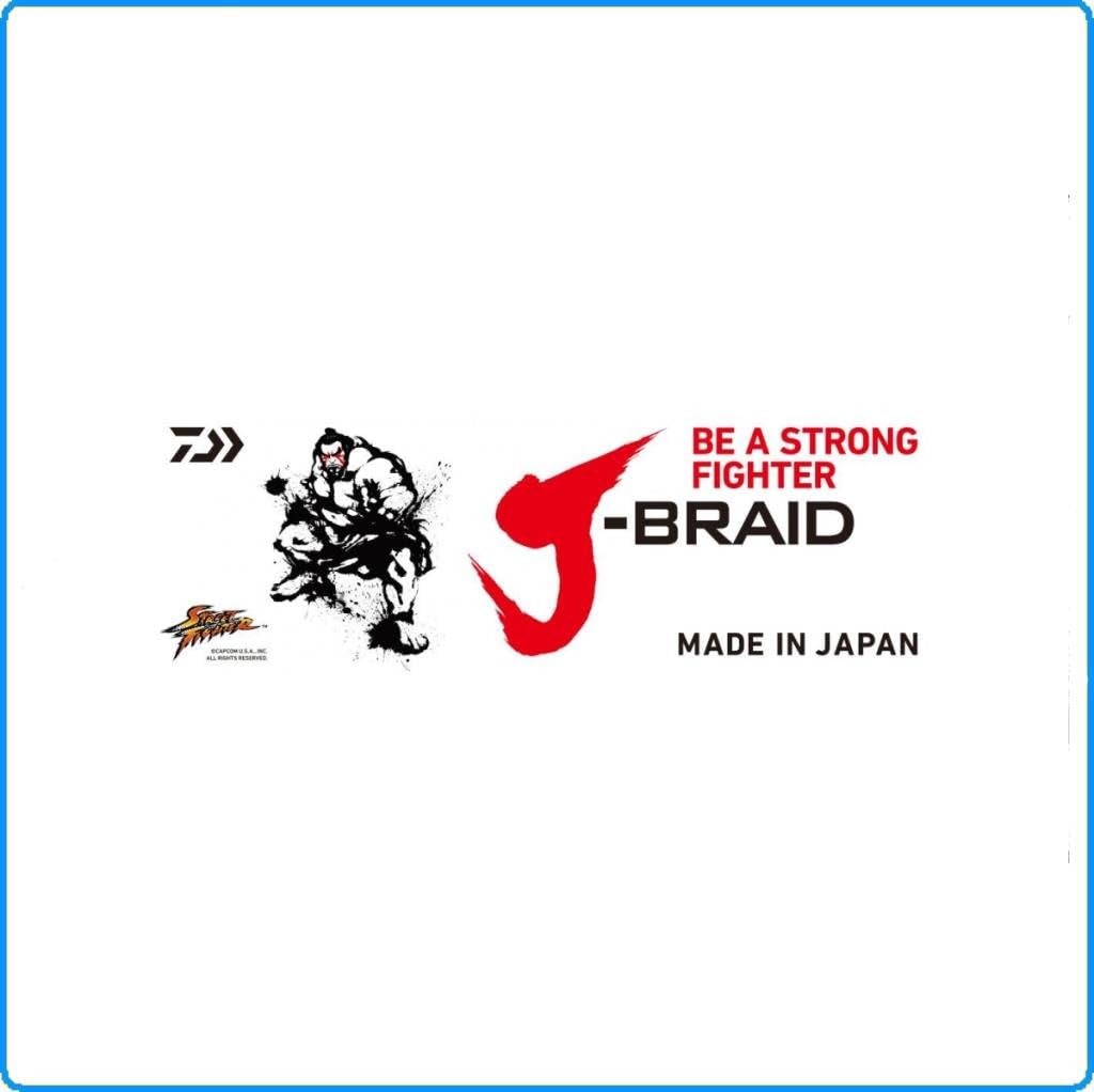 Daiwa J-Braid 8 Braid 300m Chartreuse Braided Fishing Line