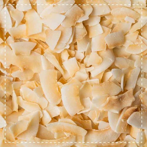Chips Di Cocco Tostato Non Zuccherato Organico 400G - Cocos Nucifera - Senza Zuccheri Aggiunti - Superfood - Imbottigliato E Certificato In Germania - Biotiva - 2