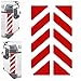 2pcs Adhesivos Reflectantes para GIVI Trekker Outback 37L 48L (Red)