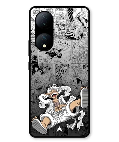 Image of Premium Anime 2 Case for Vivo T2 (Glossy Finish) Soft-Touch Metal TPU Back Cover, Shockproof, Designer, Aesthetic Mobile Phone Case