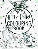  Harry Potter Colouring Book: Adult Coloring Books with 50+ Magical Characters Places & Creatures