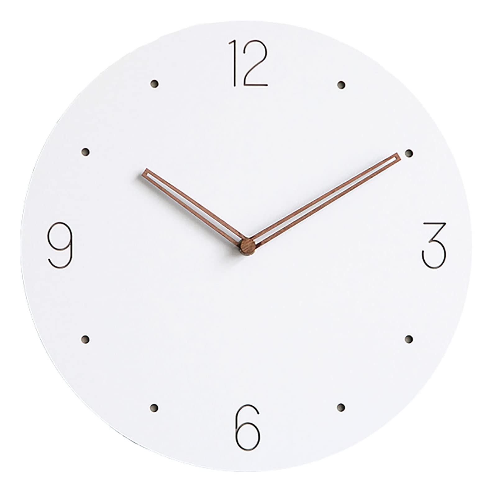 JATIBOSH Easy to Read Wall Clock Living Room Creative Nordic Clock Bedroom Mute Hanging Clock Battery Operated Decor Clock for Home Office School (Battery Not Included)