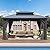 GARTOO 12'x14' Outdoor Hardtop Gazebo with Double Roof - Heavy-Duty Galvanized Steel Top Aluminum Frame Gazebo with Breathable Netting & Privacy Curtain for Patio, Porch, Garden, Lawn, Deck, Backyard