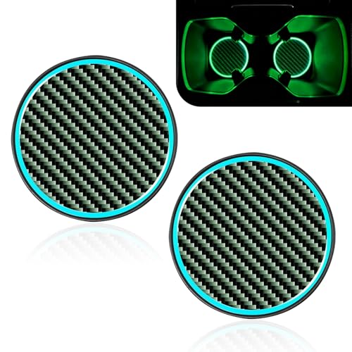 Portavasos para carro juego 2 piezas ABS negro 7.2 cm miniatura 1