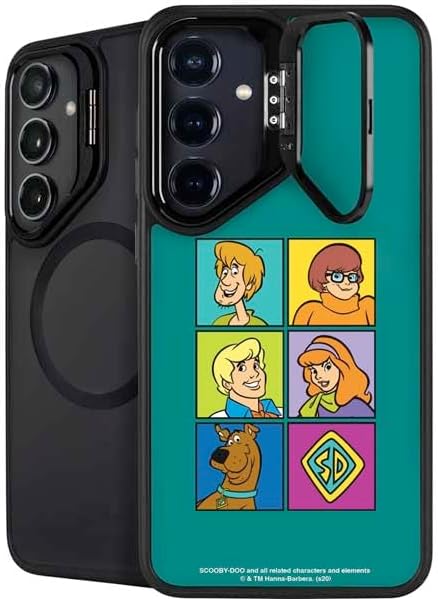 Skinit Kickstand Phone Case Compatible with Galaxy S25 Plus - Officially Licensed Scooby Doo vs Monsters Design