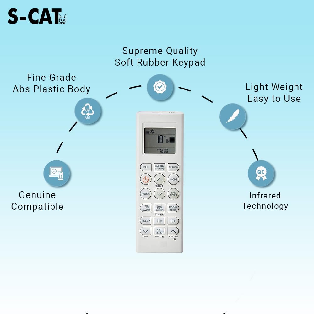 LG AC Remote Replacement - S-CAT Himalaya Cool -4 LG AC Remote Replacement - S-CAT Himalaya Cool -4