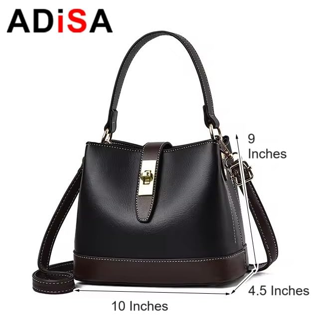 Image of ADISA Women's Girls Bucket Cross Body Bag with Sling (SL5139)