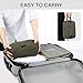 TOUPONS Men's Travel Toiletry Organizer Bag Canvas Shaving Dopp Kit TSA Approved (Army Green-1)