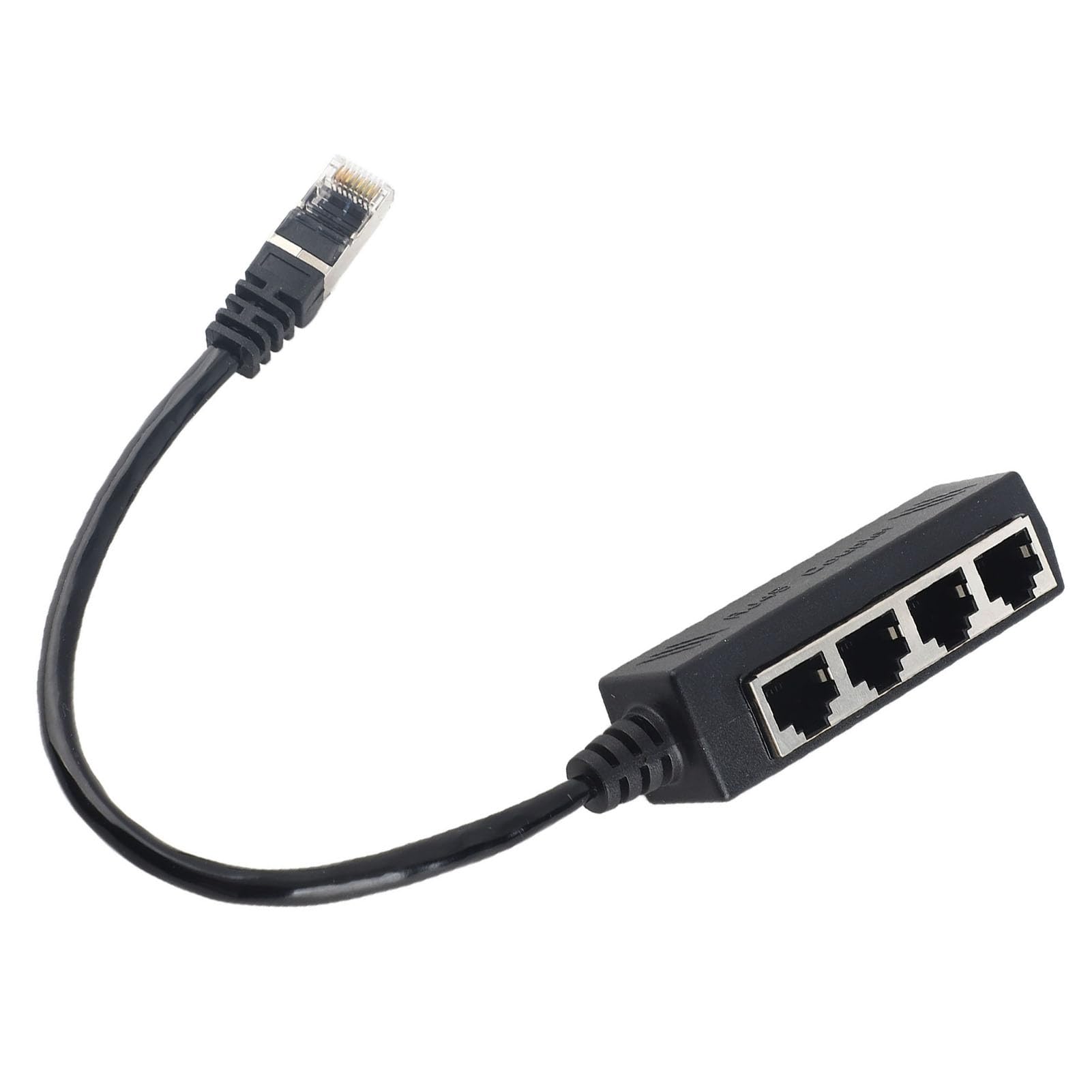 Fafeicy Doubleur RJ45 Multiprise Ethernet Splitter 1 à 4 Port Répartiteur Câble Ethernet pour Réseau Stable Compatible Routeur PC TV