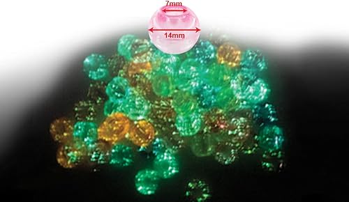 Miniatura 2 de Kit de 200 cuentas para hacer joyas, bricolaje, trenzar el cabello, pulsera, adornos, manualidades, poni redondo extra grande + 2 cuentas incluidas