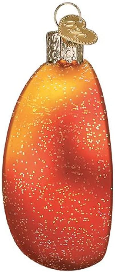 Old World Christmas Peach Slice Glass Blown Ornament for Christmas Tree, Handcrafted Holiday Decoration, Fruit Collection - Image 2