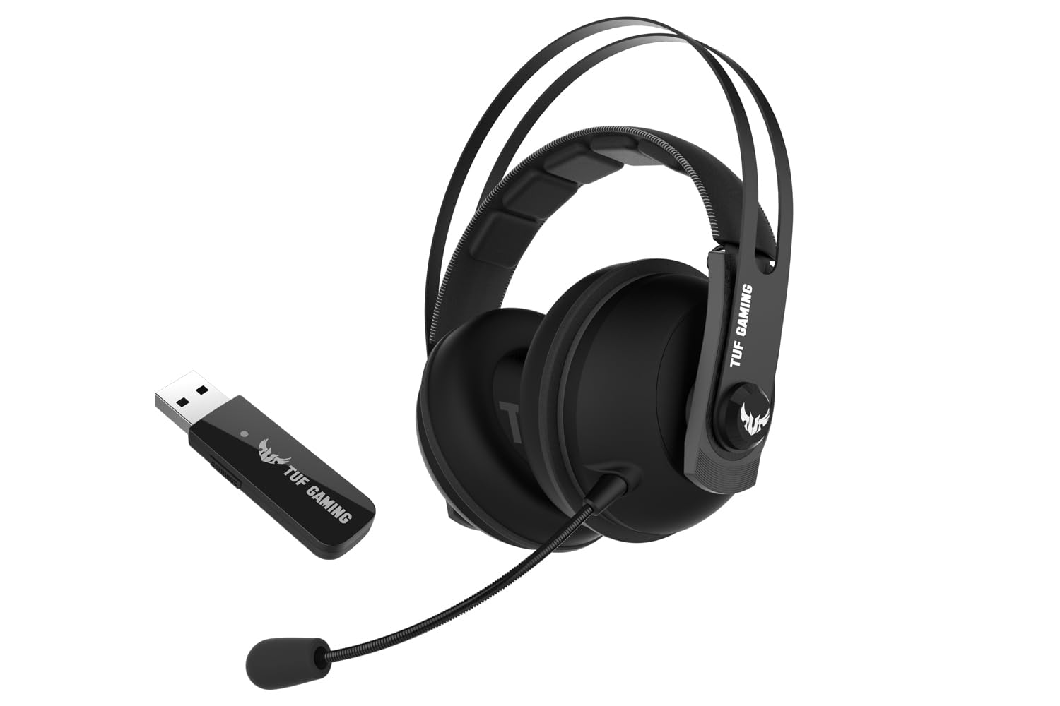 auricolari gaming wireless metalici asus tuf