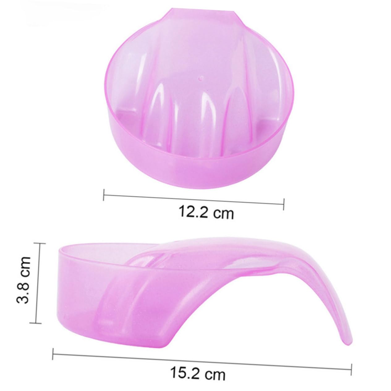 MUSISALY Nail Art Bowl Set for Hand Care Soak Bowl Gel Remover Manicure Tools Nail Polish Remover Cuticle Softener Random Color