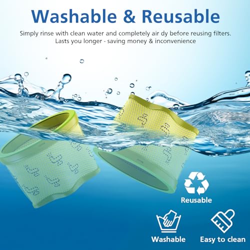 Image of 4 Pack Replacement Pre-filters for LG CordZero A9 Cordless Series Vacuum