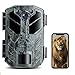 Produktbild 4K 30MP WiFi Bluetooth Wildkamera mit Maximalem Speicher bis zu 64GB, Jagdkamera mit Zyklus Speicher IR Nachtsicht Bewegungsaktivierter IP66 Wasserdichter für Wildbeobachtungs Jagd