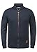 Produktbild !Solid Tristian Herren Strickjacke Cardigan Feinstrick Mit Stehkragen Und Reißverschluss, Größe:XL, Farbe:Insignia Blue Melange (8991)