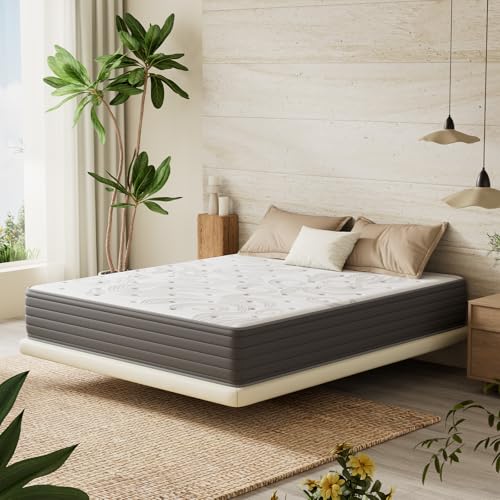 INMOKO Colchón de muelles ensacados 140x200x22 cm, 7 Zonas, Certificado Oeko-Tex, colchón para niños y Adultos, firmeza H3, Anti-alérgico