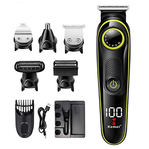 Herren Bartschneider Haarschneider Männer Bart Trimmer Präzisionstrimmer elektrisch Pro Haarschneidemaschine Designtrimmer Körperhaartrimmer