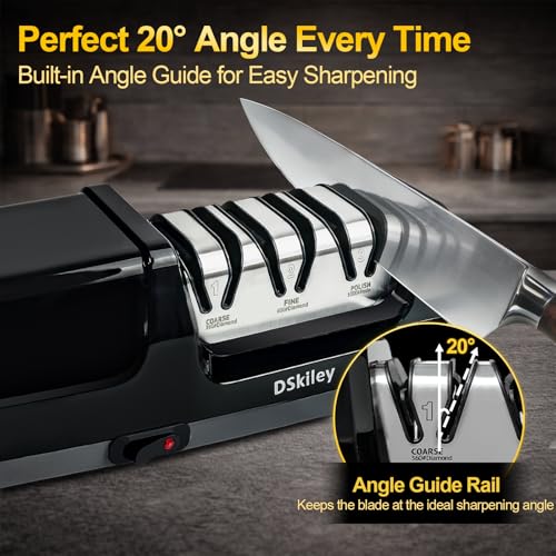 dskiley 3-Stage Electric Diamond Knife Sharpener — view 4