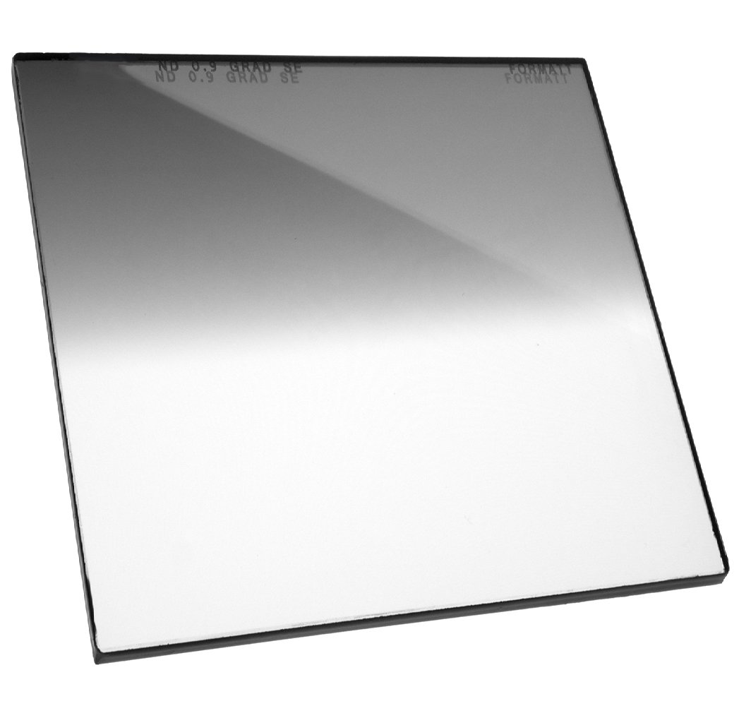 Formatt HitechGlass 5.65x5.65" (144x144mm) Neutral Density Grad 0.9 Soft Edge (3 stops) for video, broadcast and film production, compatible with all 5.65x5.65" matte boxes