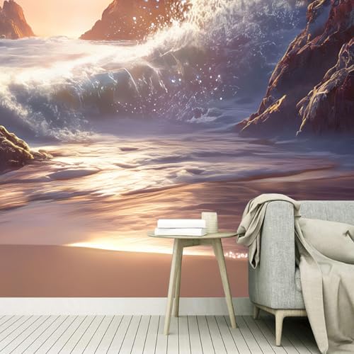 Fresque salon chambre 3D pour agrandir l'espace mural intérieur - 6