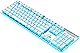 有線メカニカルキーボード LED サイレントキーボード ゲーミングキーボード 防水 アンチスライド 104 キー 発光キーパッド B