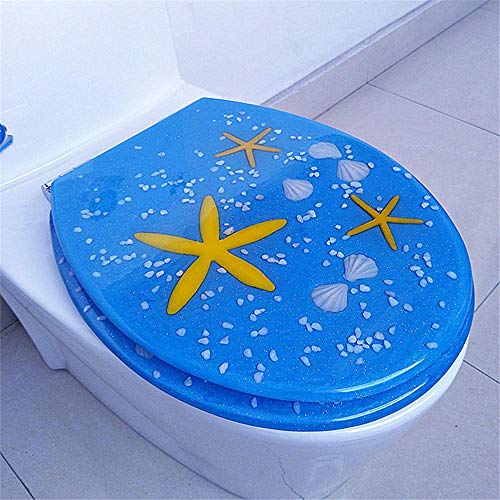 Asiento de Inodoro, con Descenso Automático, Fast Fix, Bisagras de Acero Inoxidable, Diseño Deco, Estándar O, V, Forma U Universal-Milky