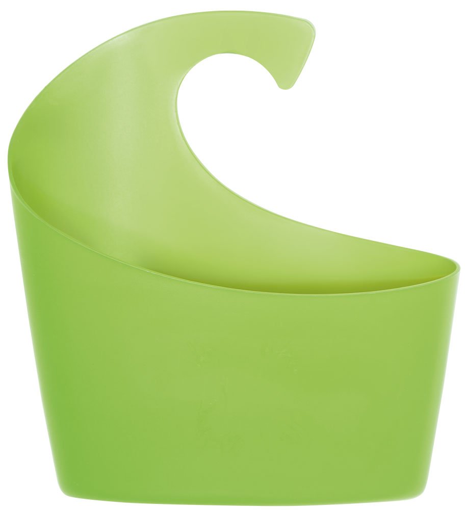 SPIRELLA Sydney polypropylene basket, bathroom accessories, Polypropylene, kiwi, 25 x 22.5 x 8.5 cm