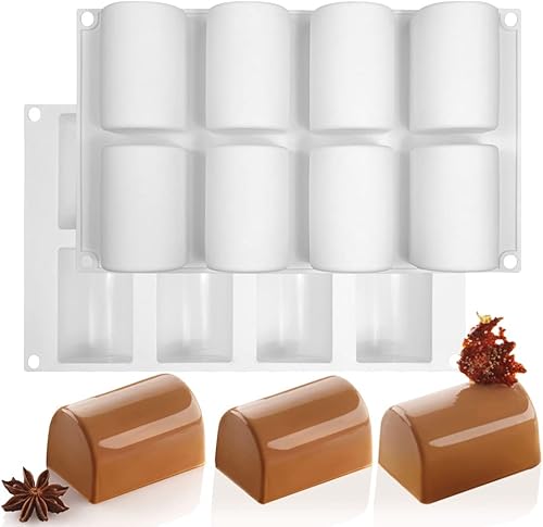 Miniatura 11 de Molde ovalado de silicona para galletas, moldes de silicona antiadherentes, moldes de chocolate para chocolate, cupcakes, dulces, pudín de mini