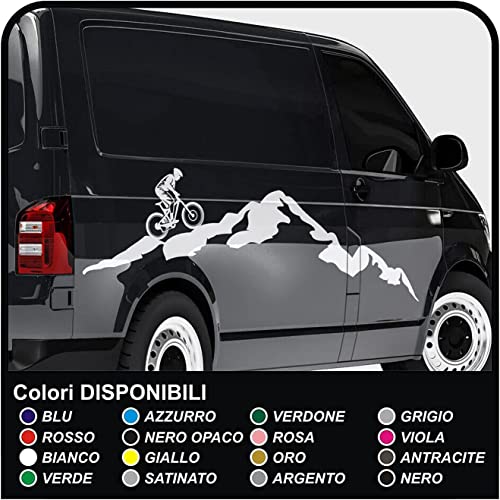Autocollants de montagne camionnettes rayures pour van aménagé et fourgon