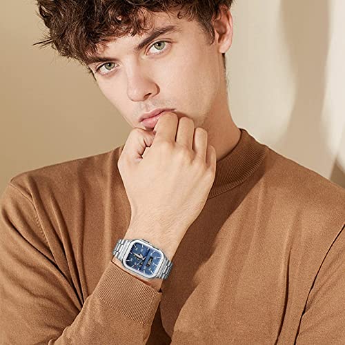 Image of MioHHR Stainless Steel Band with Case for Apple Watch Bands Series 11 /10