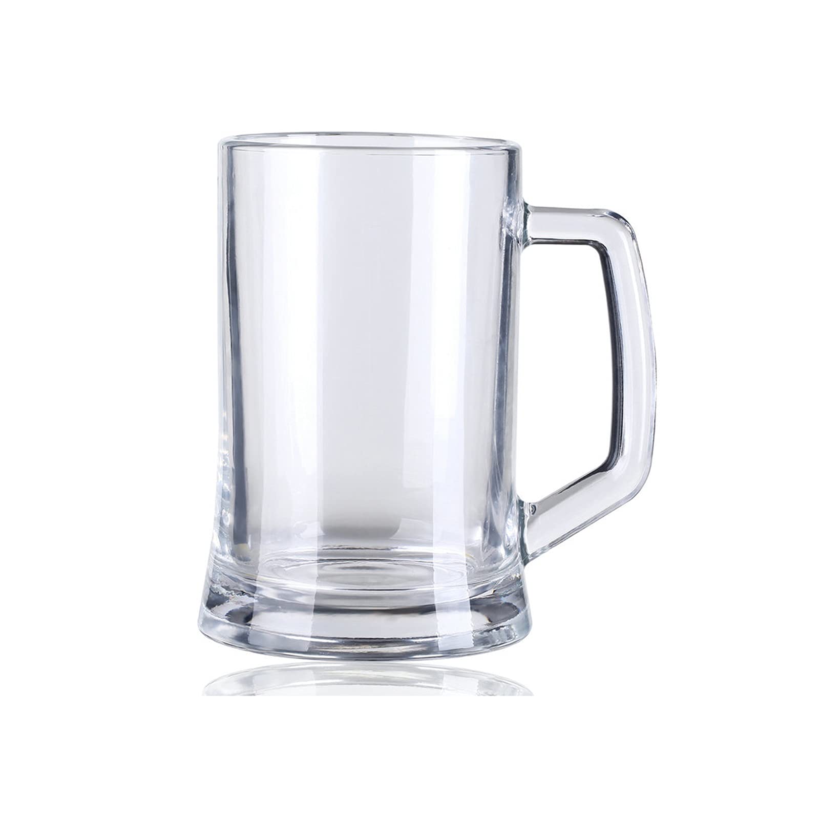 Copas de cerveza,Copas de beber, Vasos de cerveza con asa de 500 ml, ideales for fiestas, vasos reutilizables, material de vidrio, juego de 5 jarras de cerveza