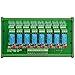 Electronics-Salon DIN Rail Mount 8 DPDT Signal Relay Interface Module. (Operating Voltage: DC 12V)